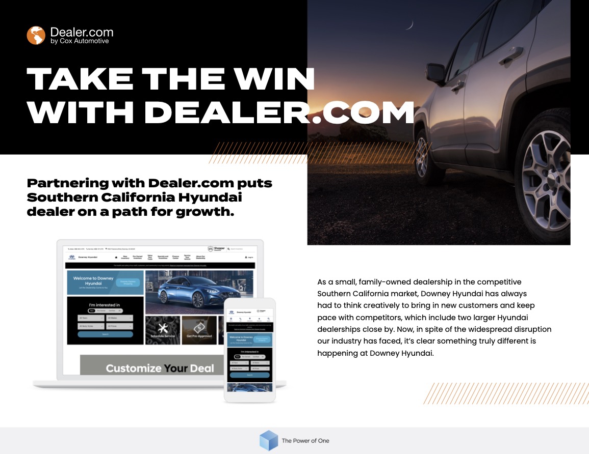 Dealer.com Case Study Downey Hyundai Digital Retailing